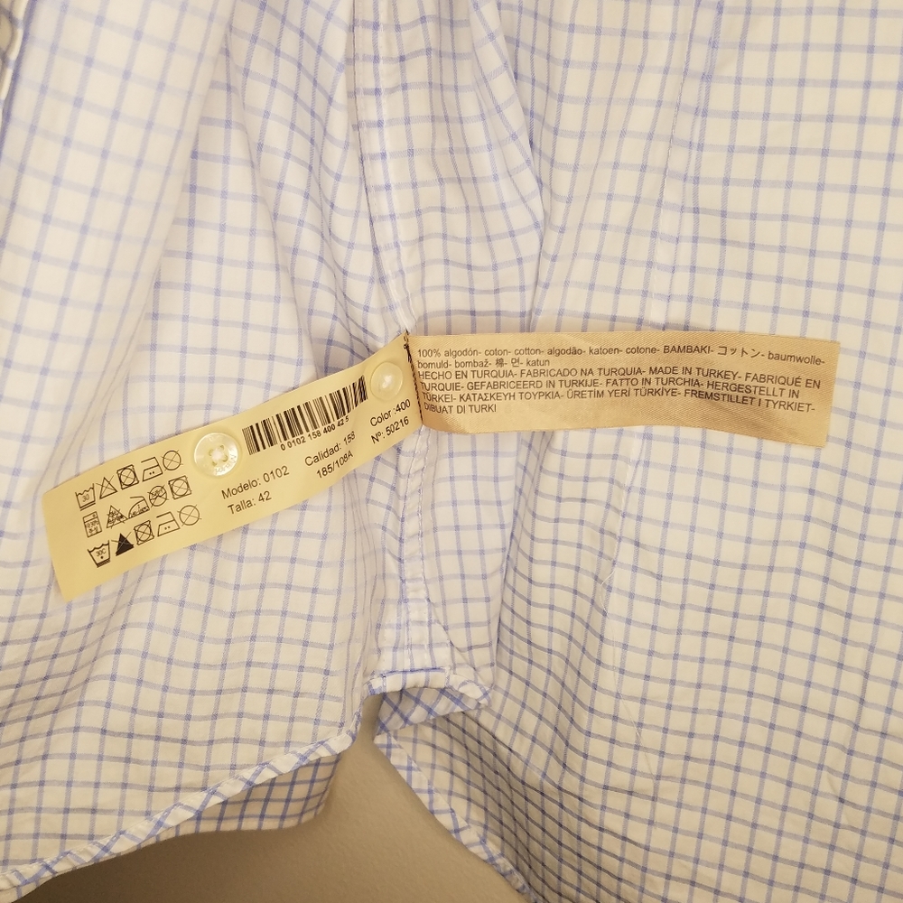 Massimo dutti nice clean dress shirt 100%cotton - Picture 6 of 6